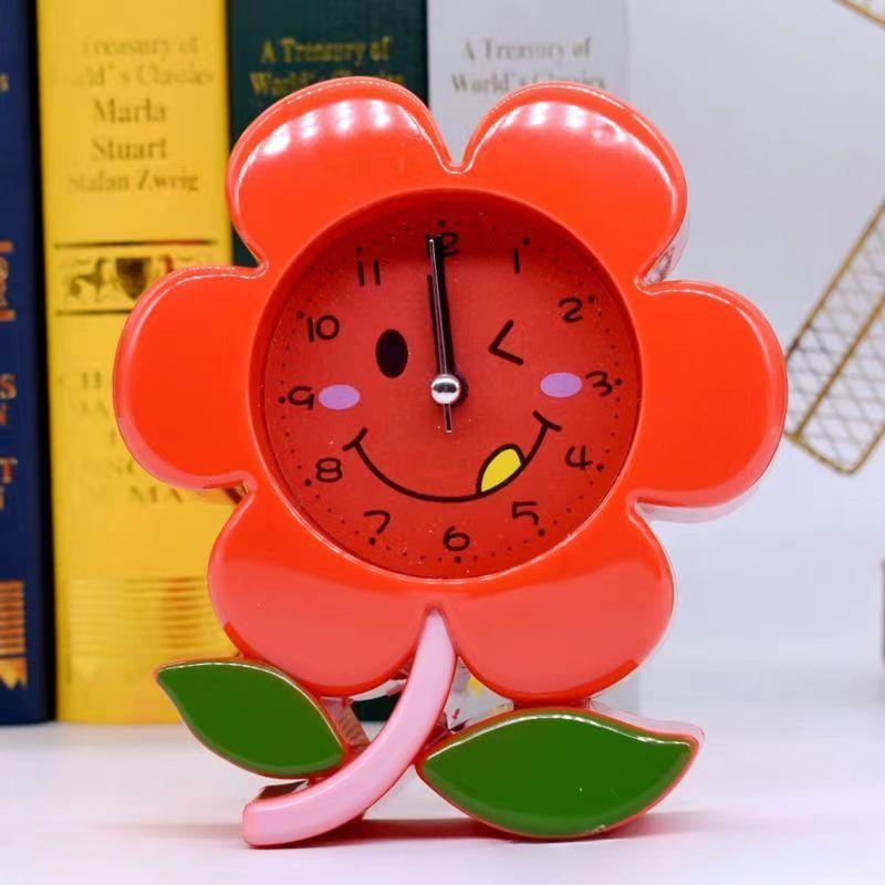 Creative Flower Alarm Clock Children's Bedside Cute Clock Student Birthday Gift Bedside Fashion Table