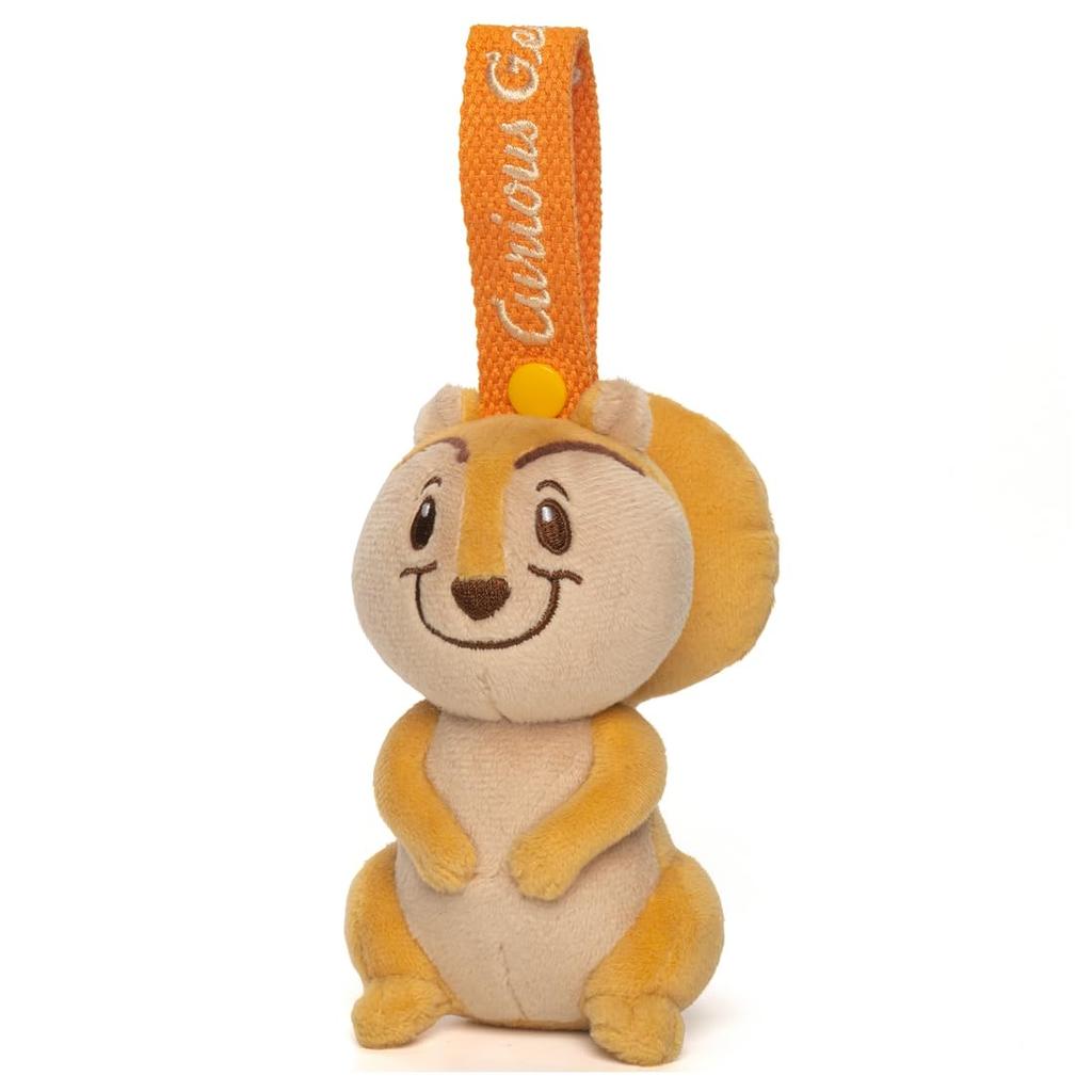 Takara Tomy Arts Curious George Plüsch-Maskottchen Hüpfendes Plüschtier ca. 10 cm groß (TAKARATOMY A.R.T.S)