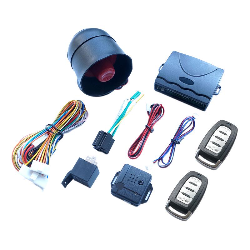12V Universal Car Anti-Theft Alarm System with 433M Metal Frame Remote Control