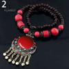 Women Vintage Bohemia Style Pendant Long Chain Sweater Necklace Jewelry Charm