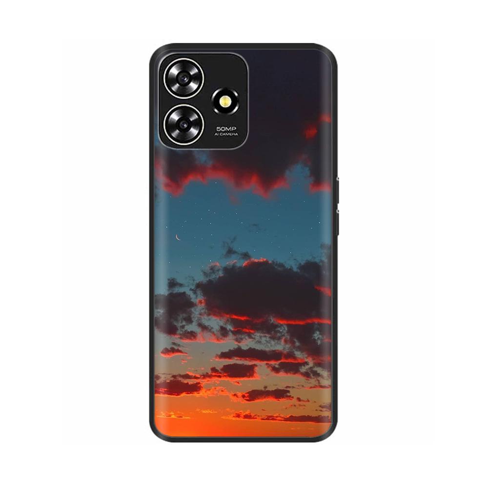 For ZTE Blade A73 4G Phone Case Lovely Silicone Back Cover For ZTE Blade A73 4G A 73 Cases Liquid Silicon Anti Drop Funda Coque