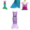 Girl's Little Mermaid Ariel Princess Dress Cosplay Costume For Children Beautiful Mermaid Skirt For Girls' Parties And Performances