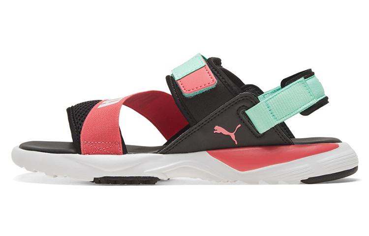 PUMA Js Trail Sandal black/pink/white 372488-05 35.5
