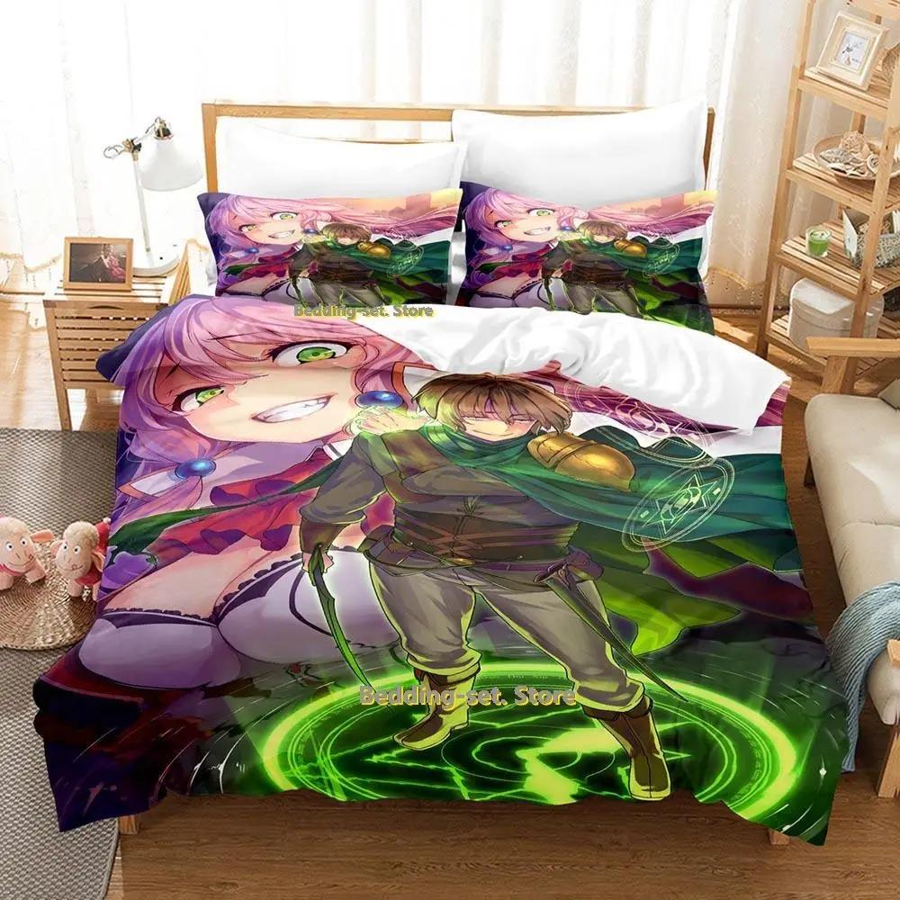 Comfortable Anime Print Bedding Set With Duvet Cover And Pillowcases Single Twin Full Queen King Sizes For Adults And Kids