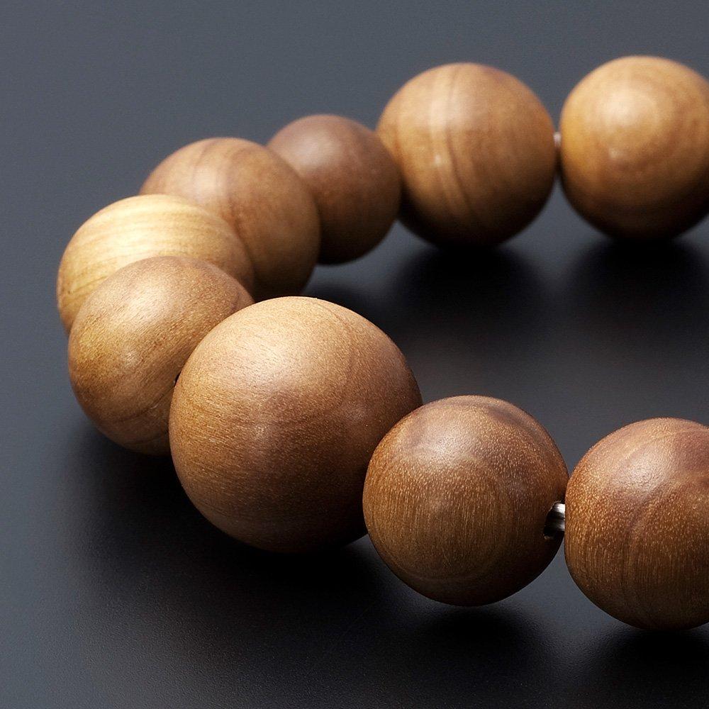 Buddhist altar shop Takita Shoten Specially Selected Bracelet Prayer Wooden Indian Sandalwood 14mm Balls Prayer Beads Fragrant Old Mountain Brace