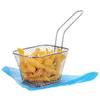 French Fries Basket Snacks French Fries Serving Appetizers Silver Container