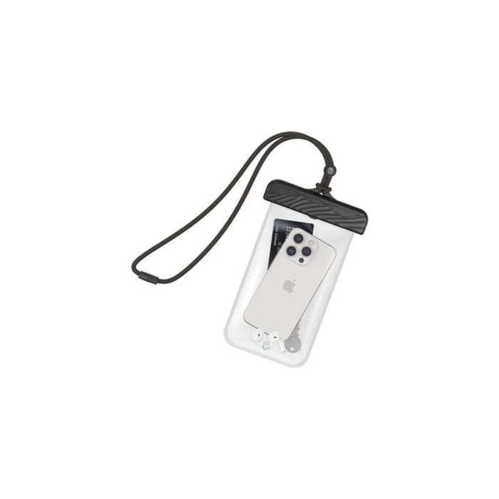 Accessoire pour téléphone mobile forcecase pochette etanche ipx8 renforcee noire