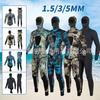 Diving Wetsuit Women Men 3mm Neoprene Full Body Thermal Swimsuit Snorkeling Surfing Water Sports