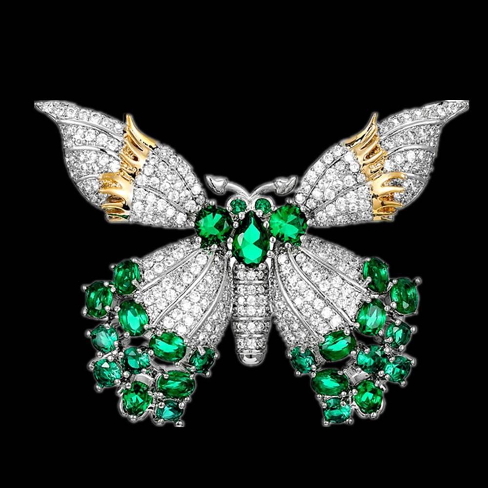 Senior Brooches Flower Leaf Brooch Pins for Women Suit Pendant  Fashion Brooches Jewelry