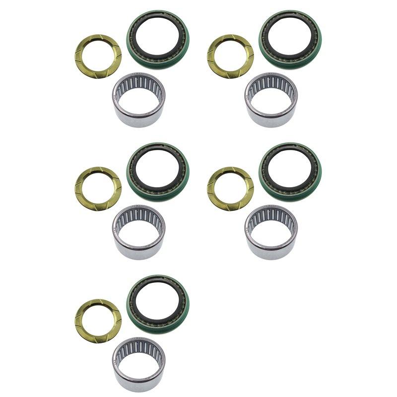 5X Knuckle Bearing Spacer Oil Seal Set For Mitsubishi Pajero Montero 2Nd L200 3Rd 1990-2005 MB160850 MB160670 MB160671 Photo Color