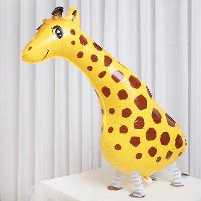 Balloon Toy Leak-proof Reusable Self Sealed Realistic Standing Children Playing No Odor Walking Animals Foil Balloon Kids Toy