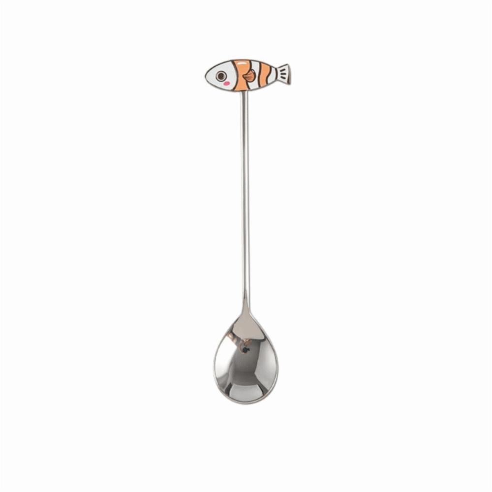 Colorful Stirring Spoon Japanese Korean Style Teaspoon Cute Dessert Spoon  Children