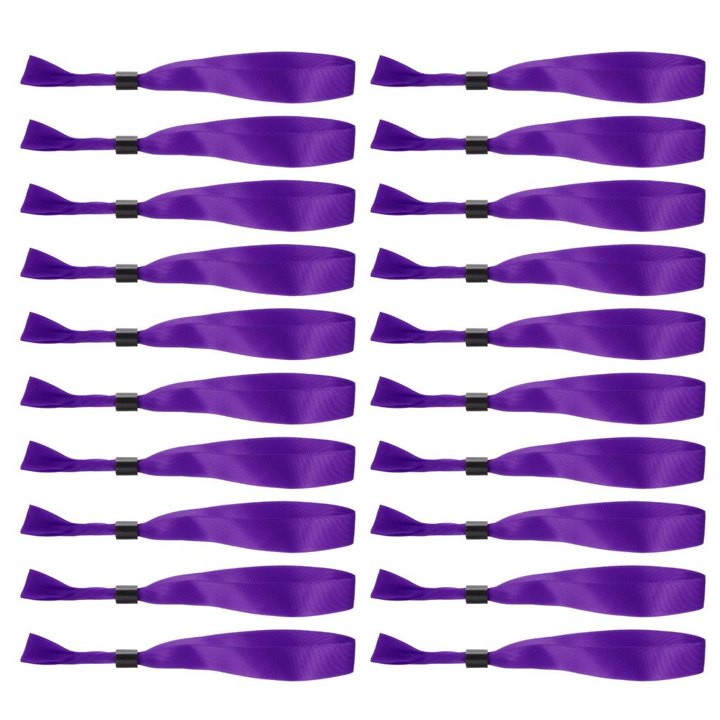 20pcs Wrist Bands Cloth Event Wristbands VIP Wrist for Events Disposable Wristbands Events Colored Wrist Bands Concert Party