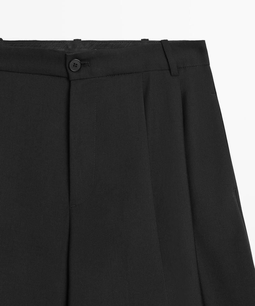Masimodutti Fluid Pants With Dart Detail