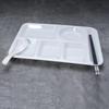 Melamine 6-Compartment Rectangular Food Tray