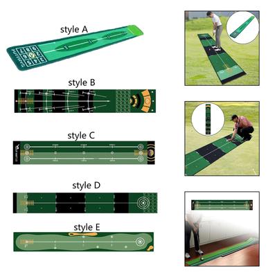 Golf Putting Mat Golfing Supplies Portable Training Aid for Park Garden Home