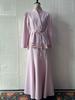 Autumn 2025 European & American Suit Jacket and High-Waist Midi Skirt Set