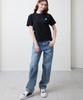 YUJEEOT Phalaenopsis Logo Straight Blue Denim (Unisex)
