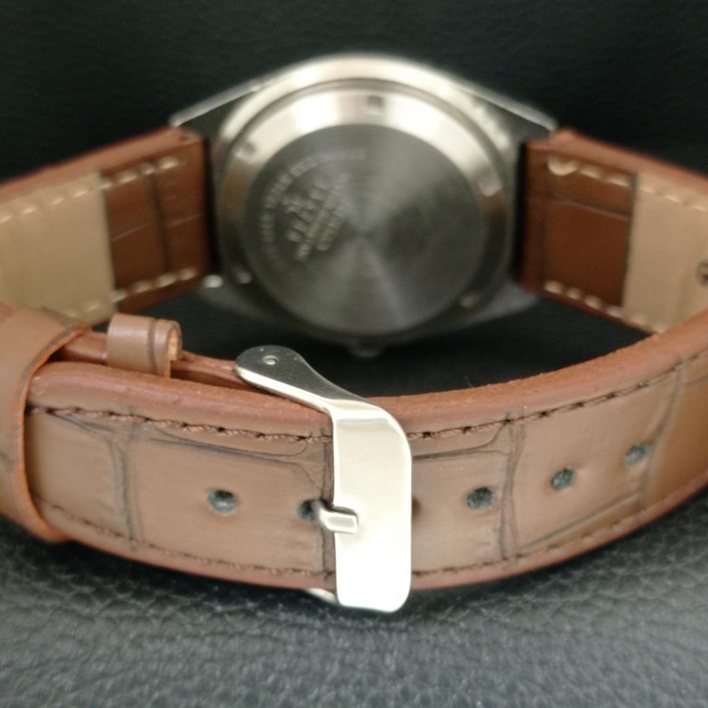 VINTAGE SEIKO 5 AUTOMATIC 6309A JAPAN MENS RED COLOR DIAL WATCH A709531-1