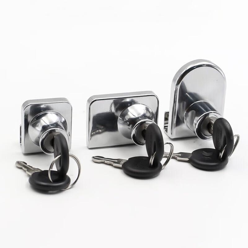 Wensitan Zinc Alloy Drill-Free Glass Cabinet Door Lock