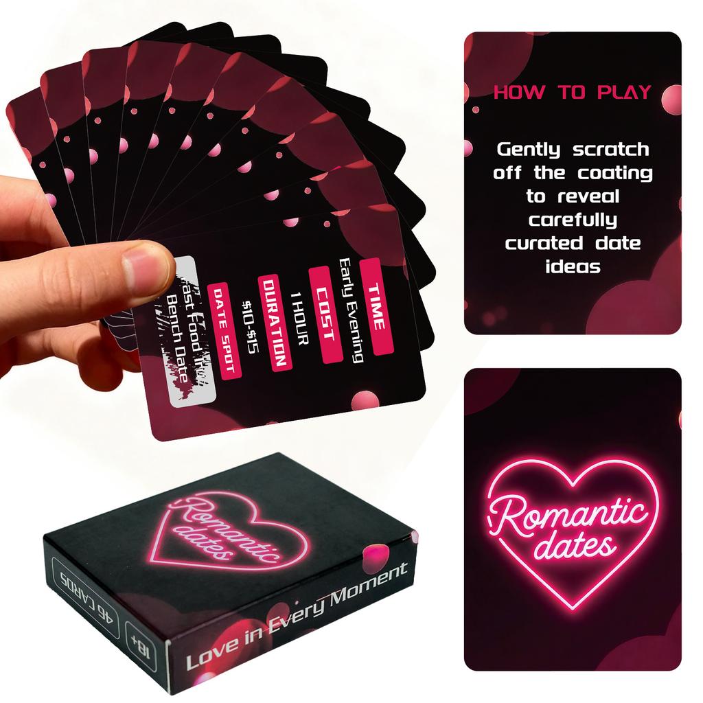 Couple Scratching Fun Dating Fun Theme Couples Interactive Game Cards
