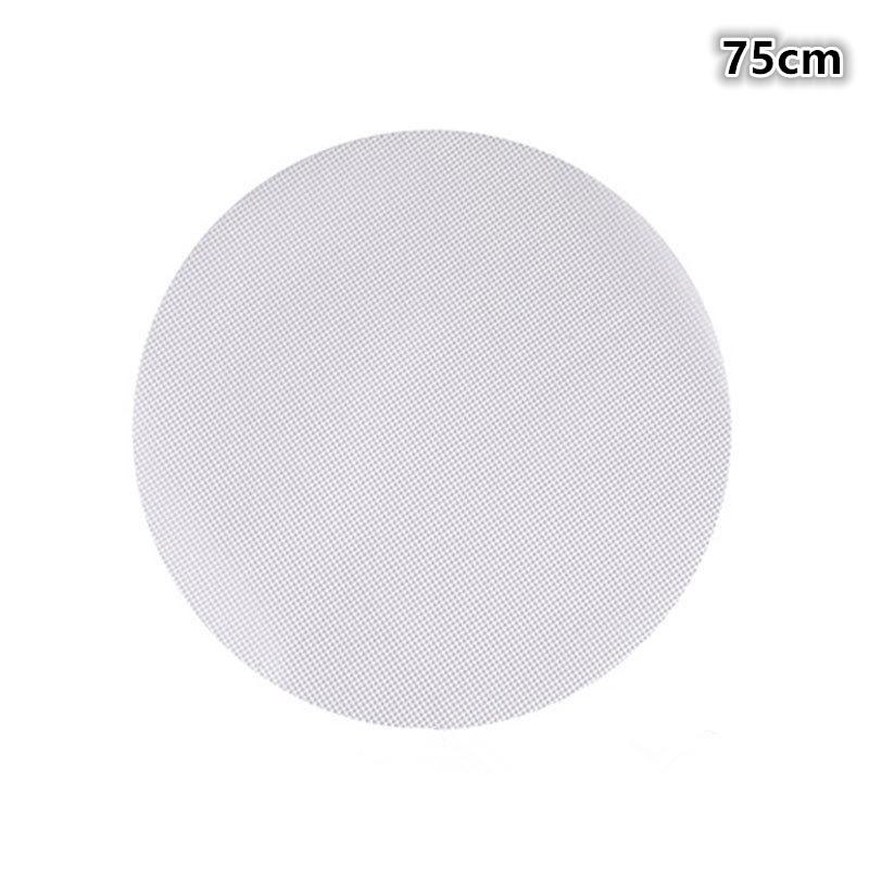 1Pcs Reusable White Silicone Non-Stick Steamer Liners Round Steaming Mat For Bamboo Steamer Cooking Heat Resistant Kitchen