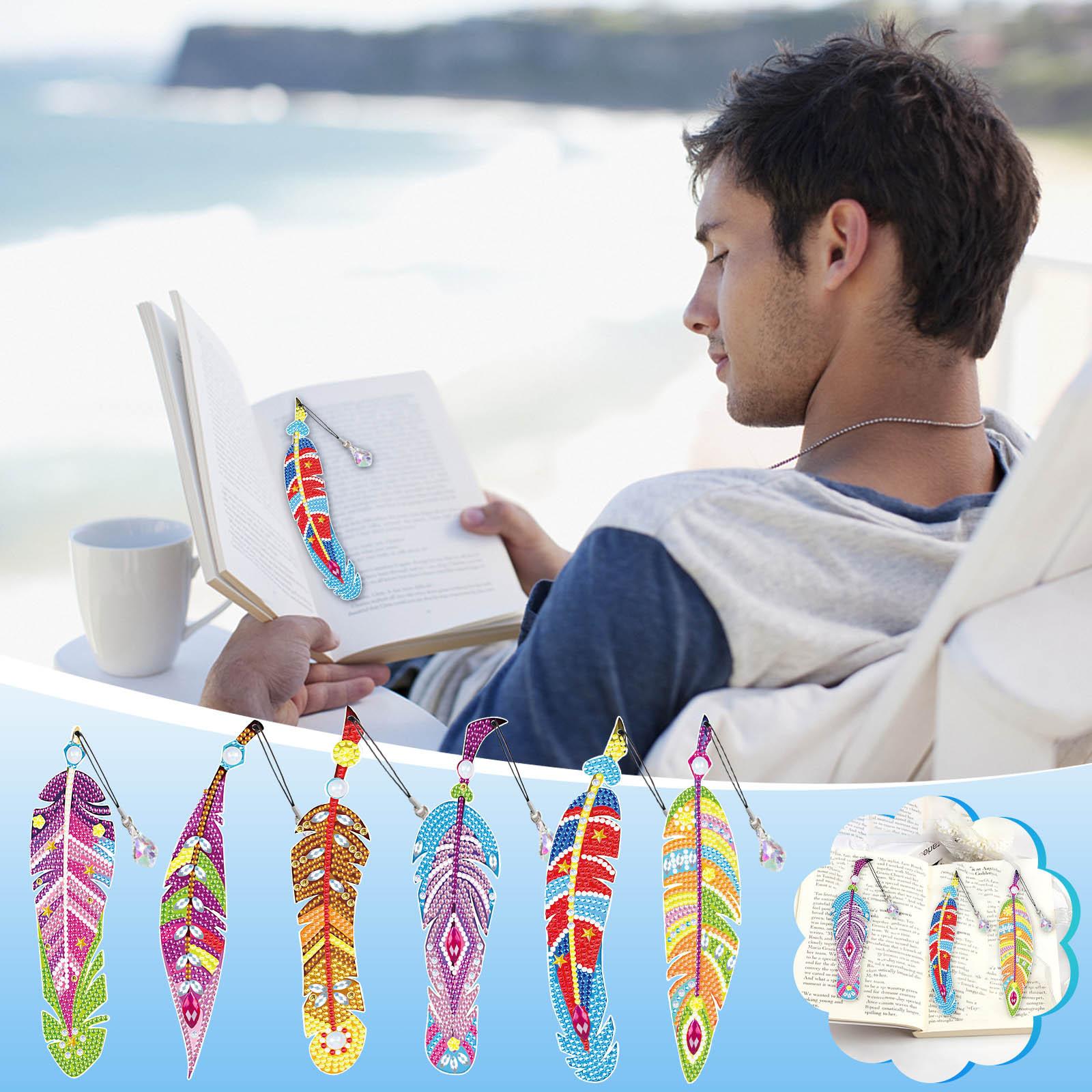 

Закладка DiamondPainting, набор закладок DiamondPainting, перо, 5D закладка DiamondPainting