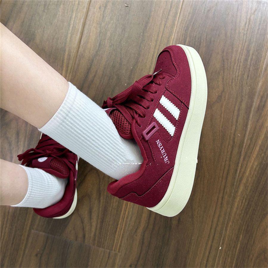 Niche whiteboard shoes women's soft platform summer new versatile sports leisure breathable