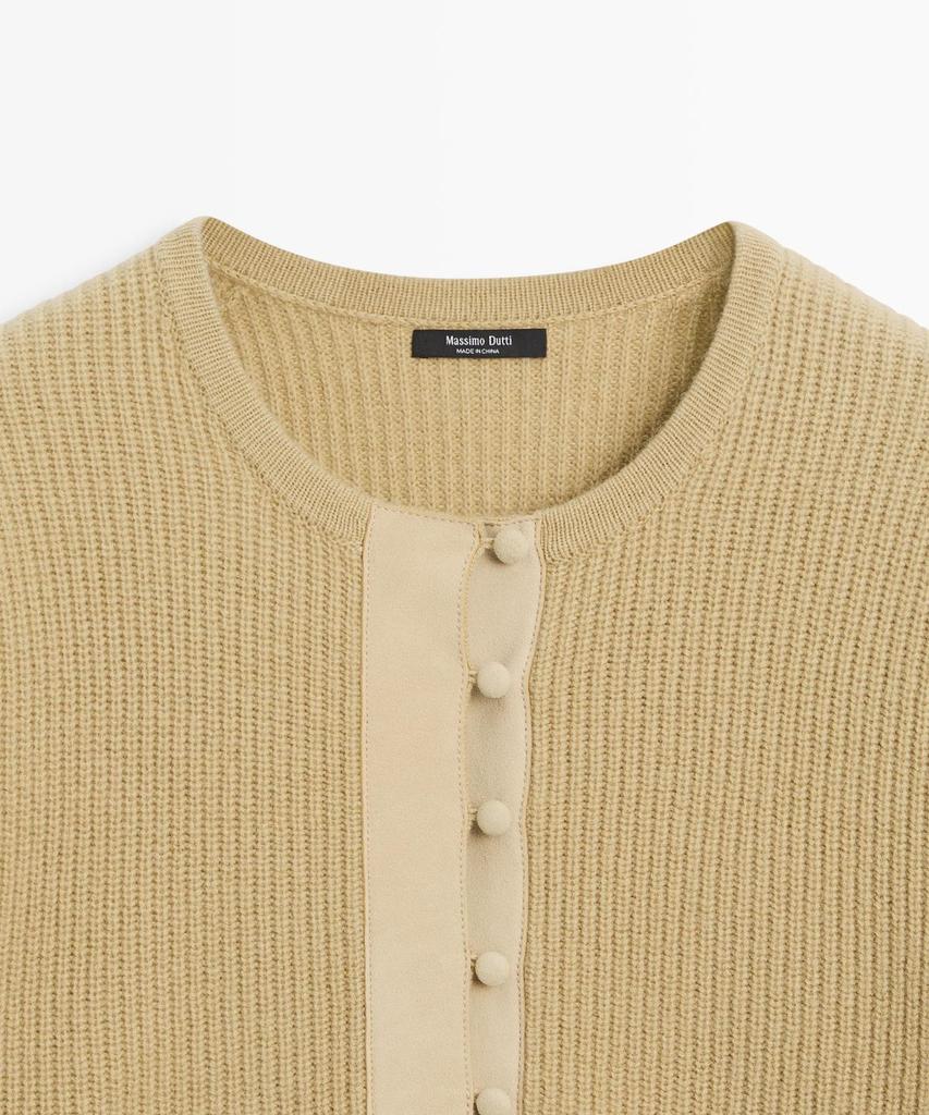 Masimodutti Wool Blend Knit Sweater