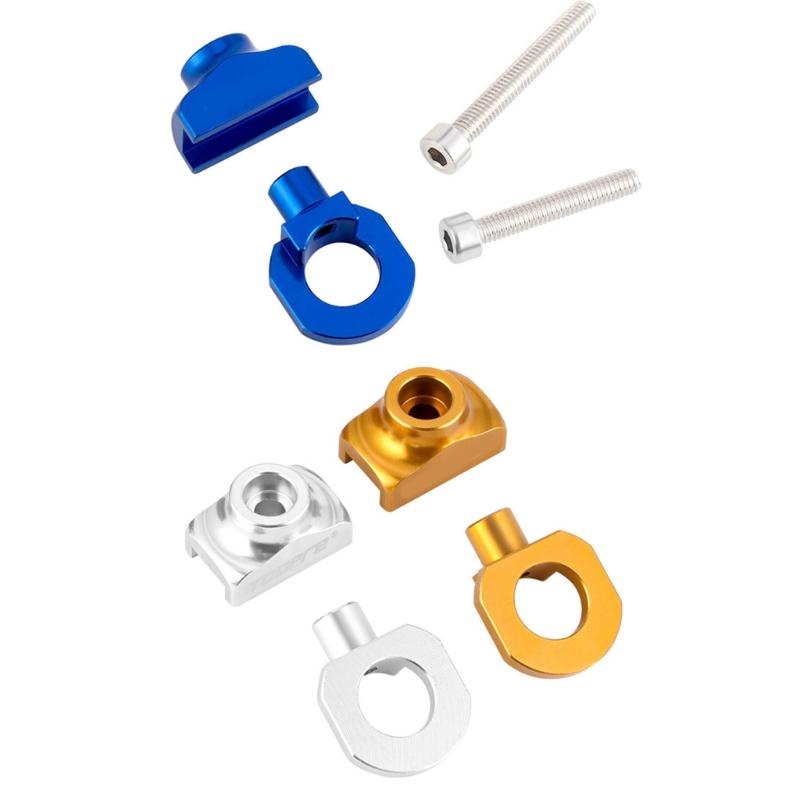 Bicycles Chain Adjuster Tensioner Fastener Aluminum Alloy Bike Chain Fastener Bike Bolt Screw for Single Speed Bicycles