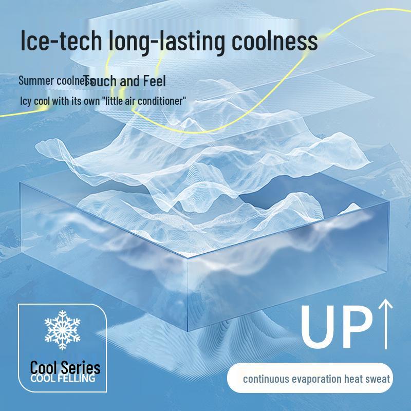 MINISO Men's Ice Silk Quick-Dry Straight-Leg Casual Pants