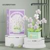 LEGO-Compatible Micro Blocks Eternal Flower Basket Bouquet - Educational Building Toy for Girls