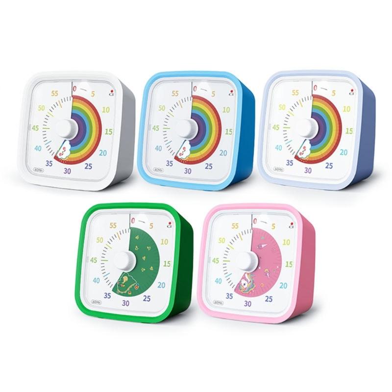 Fun Cartoon Shaped Noiseless Operation Timer For Children Learning Playtimes Practical Time Management Tool