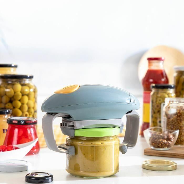 Ouvre-bocaux électrique - INNOVAGOODS - Lloucan - Arrêt automatique - Mains‑libres - Piles AA