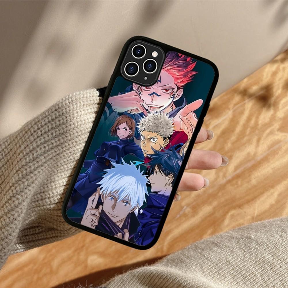 Jujutsu Kaisen Anime Phone Case Silicone PC+TPU For For IPhone 11 12 13 14 15 16 Plus Pro Max Cover