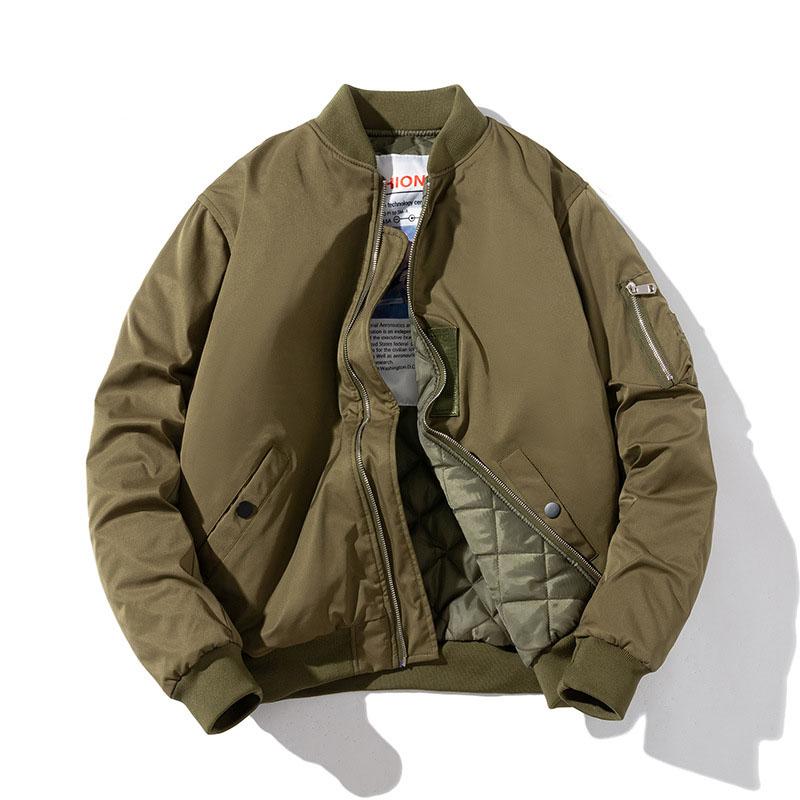 Men Jacket Women Solid Autumn Winter Jacket Fashion Vintage Hooded Baseball Coat Casual Windbreak Red Pink