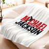 Flannel Warm Winter Blankets Michael Jackson Microfiber Bedding Knee Bed Fleece Custom Nap Decorative Sofa Fluffy Soft Blankets
