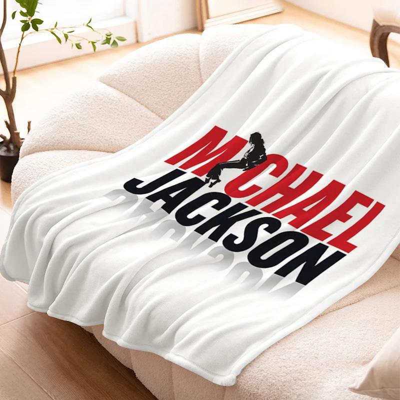 Flannel Warm Winter Blankets Michael Jackson Microfiber Bedding Knee Bed Fleece Custom Nap Decorative Sofa Fluffy Soft Blankets