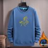 Year of the Horse Red Plus Size Men's Velvet Hoodie