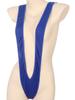 Deep V Neck Monokini One-Piece Bathing Suit Swimsuit Solid Color Bodysuit Swimwear Underwear Women Beach Wear