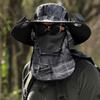 Men's Solar-Powered Cooling Hat with Detachable Fan for Outdoor Work