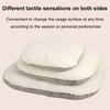 Dog Bed Mat Double-sided Cat Sleeping Pad Pet Cushion with Removable Washable Cover Supportive Pet Bedding for Floor Crate