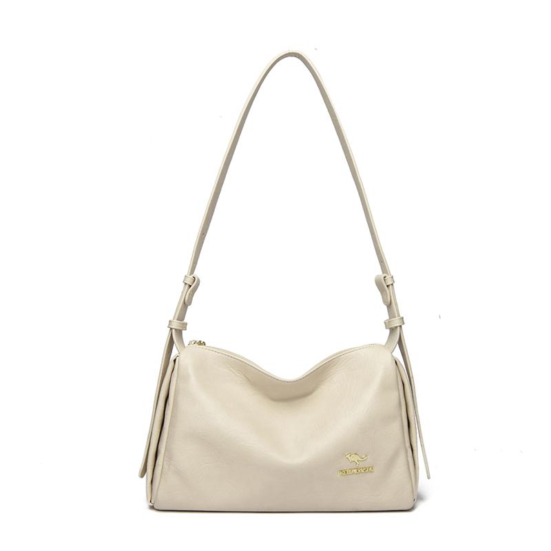 Fashionable Soft Leather Shoulder Bag Soft Shoulder Crossbody Bag for Daily Commute Work Weekend Outings and Ladies' Holiday Gifts