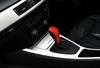 Shift Knob Decorative Frame Cover Accessories for BMW and E89 Red Carbon Lever/Shift E90, E92, E93, E60, Z4, (A-Type, Fiber)