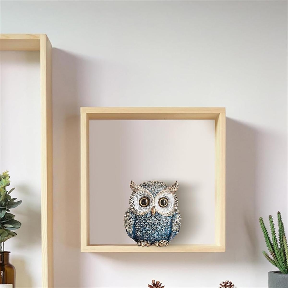 

Owl Statue Home Decor-Cute Owl Figurine for Bookshelf Table Office Bedroom Living Room TV Stand Decorations Gifts China Mainland