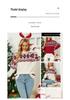 Women's Argyle Knit Sweater - Christmas Festival Pullover for Autumn & Winter