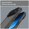 For iPhone 17 Air Case Drop Proof Airbags Frosted Translucent PC+TPU Phone Back Cover