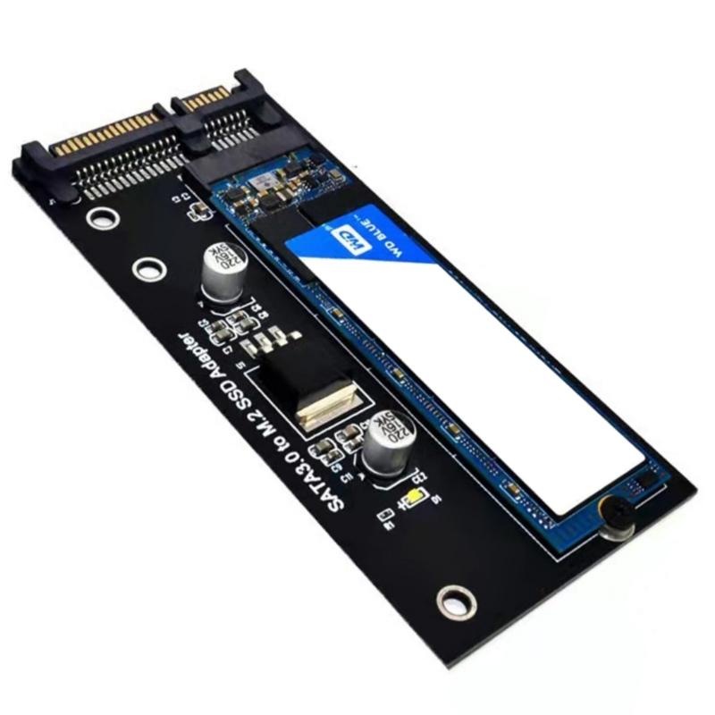 M.2 to SATA3 NGFFs SSDs Converters Card for 6Gbps Fast Speed Data Transfer for PC and Laptops