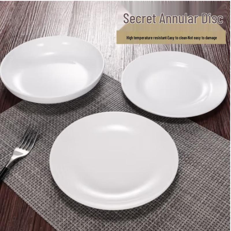 Taishun SS-2210A Melamine 10-inch Round Dinner Plate (4-Pack)