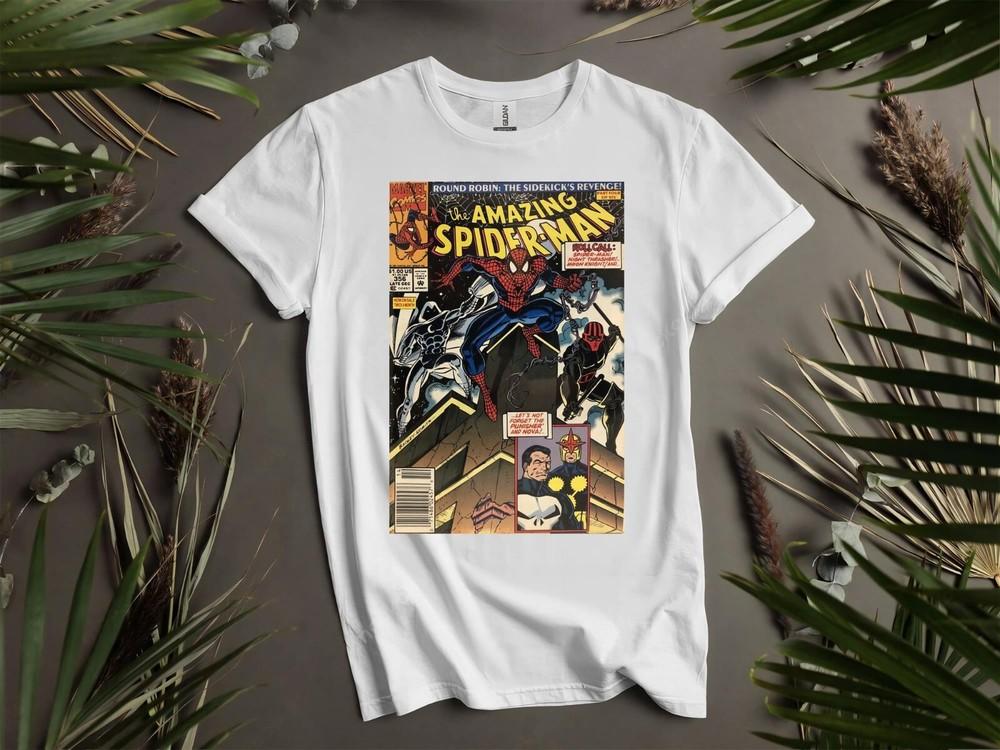 

Веном Человек-паук Комикс Футболка Футболка Мужская Женская Унисекс Футболка L200 XL